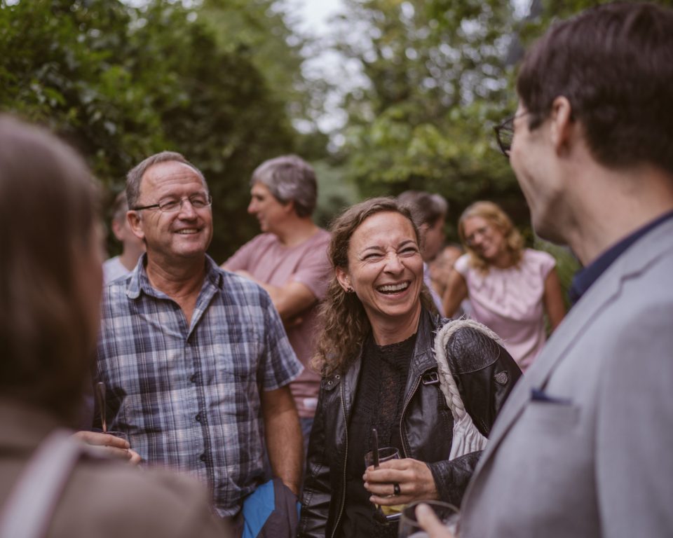 Das alljährliche Sommerfest für die Mitarbeiter*innen im Rathaus war ein schöner Anlass ins Gespräch zu kommen und die Menschen kennenzulernen. | 5. Juli 2018
